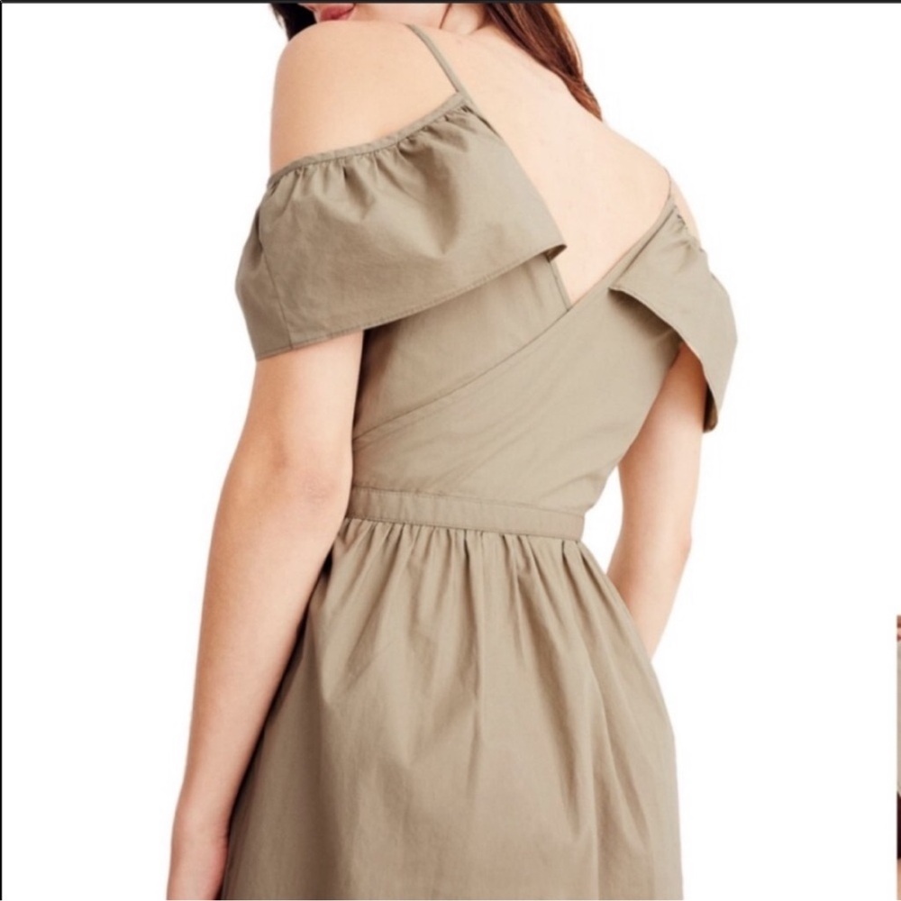 Madewell Cold Shoulder Cotton Dress - Picture 2 of 7